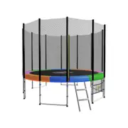 Kahuna Blizzard 10ft Trampoline - Rainbow