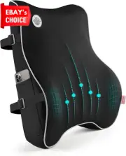 Lumbar Support Pillow Memory Foam Back Support Office Chair Car Seat Ergonomic