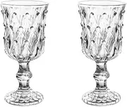 Wine Glasses Beer Glass Goblet Crystal Beverage Glass Cups Iced Tea Beverage Glasses for Cocktail for Bar, Daily Meals,Goblet Cup Glass or A Lavish Dinner Party.