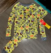 Wonder Nation Boys Halloween Top & Pants Pajama Sleep Set 2-Pcs Soft Size 7