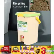 21L Recycle Composter Aerated Compost Bin Bokashi Bucket Kitchen Food Waste