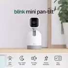 Mini Pan-Tilt Camera | Rotating Indoor Plug-In Smart Security Camera, Two-Way Au