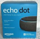 AMAZON ECHO DOT CHARCOAL/BLK (3rd gen) SMART SPEAKER w/ALEXA NIB FACTORY SEALED
