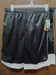 And1 Mens Basketball Gym Workout Shorts Black White Size 2XL
