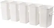 ABOOFAN Kitchen Fridge Organizer Wall Hanging Storage Container Pp Material Stylish Easy Cleaning