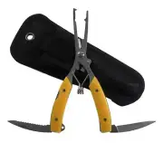 Fishing Pliers Multitool Stainless Split Ring Hook Remover Saltwater Resistant