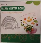 Salad Cutter Bowl, Fruit Vegetable Food Chopper Slicer Drainer