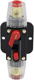 Resettable Circuit Breaker 20A 30A 40A 50A 60A 80A 100A 125A 150A Short Protection Holder 12-24V DC Car Truck Audio Resettable