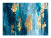 Abstract Gold Canvas Print