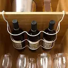 Refrigerator Cabinet Under Shelf Basket Metal Storage Baskets Wine Storage Rack