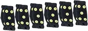 [BESTYASH] 6pairs Non- Gripper Spikes for Shoes of Crampons for Hiking Jogging and Outdoor Activities TPE Traction Cleats for All Footwear