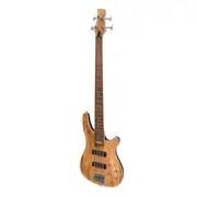 J&D Luthiers '20 Series' 4-String Contemporary Active Electric Bass Guitar (Natural Satin)