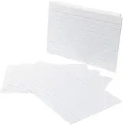 Angoily 200pcs Heavyweight Lined Index Cards Note Cards for Studying Office Use Organizing Ideas Smooth Surface for Easy Writing for Flashcards Note Taking