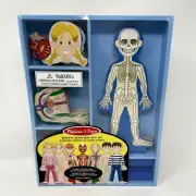 Melissa And Doug Magnetic Human Body Play Set Puzzle Homeschool Education NEW