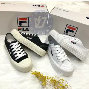 帝安諾-實體店面 現貨 Fila Classic Kicks G餅乾鞋 開口笑鞋 帆布鞋 黑 米白 白 芥末黃 韓國熱賣【APP下單享4%點數】