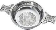Wentworth Pewter Kells Quaich Whisky Tasting Bowl Loving Cup Burns Night