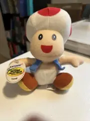 TOAD Plush Vintage BD&A 1997 Super Mario 64 Nintendo 64 New With Tags!!!
