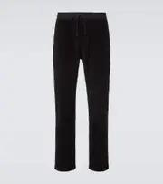 [Saint Laurent] Saint Laurent Cotton velvet sweatpants UK 38 black