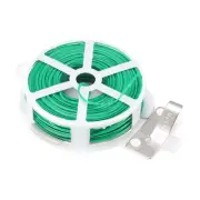 Garden Twine Twist Tie 50m 164ft w Cutter Branches Cord Management Green 2pcs