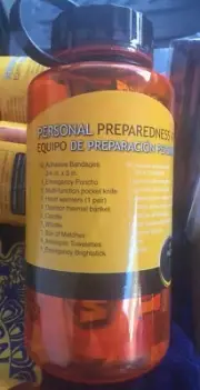 Personal Safety Emergency Pack Preparedness Kit Lot Of 4