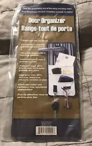 13” Canvas 3 Pocket Door Knob Door Organizer Office Home Locker Reminder To Take