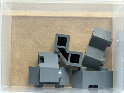 LEGO Parts - Dark Bluish Gray Brick, Modified Facet 2 x 2 - No 87620 - QTY 5
