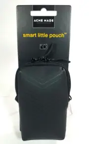 SMART LITTLE POUCH NEW 4 PK Chevron Pattern ACME MADE AM00474-CEU Matte Blk