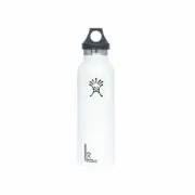 Hydro Flask 21 Oz Insulated Water Bottle -Standard Mouth Color White