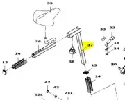 Sunlite F6 Trainer Replacement Parts Seat Post
