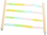 HANABASS Sugar Glider Climbing Chain and Swing Frame Swing for Small Animals Hamster and Chinchilla Cage Accessories Plaything for Pet Climbing and Relaxation