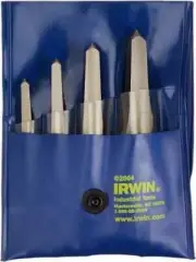 IRWIN 4PC STRAIGHT FLUTE EXTRACTOR SET #53625 (MADE IN THE USA)