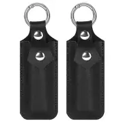 Genuine Leather USB Flash Drive Case 2 Pack, Anti Lost Flash Drive Protective...