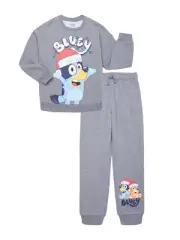 Bluey Boys Holiday Graphic Print Sweatshirt and Joggers Set, 2-Piece, Sizes 4-18