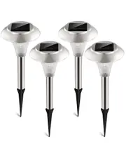 Fresh Fab Finds 4 Packs Solar Garden Lights Outdoor