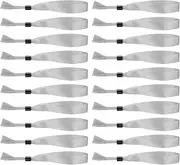 sourcing map 20Pcs Cloth Wristbands for Events, Disposable Event Wrist Band Bracelet Identification for Events Party Concert Bar Entrance Admission(Grey)