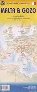 Malta & Gozo 1:28 500 Include Inset of Valletta, Bugibba/Qawra, Marsaskala, Mdina & Victoria by International Travel maps (2012-08-31)