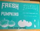 Fresh Pumpkins NEW Chalk Couture Transfer Stencil Retired 12"x18"