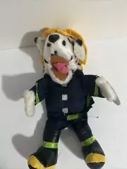 Silly Puppets Dalmatian Firemen Hand Puppet Doll Plush 14” (new)