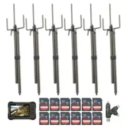 Stealth Cam SD Card Reader and Viewer with 4.3 Inch Touchscreen 6 Pack Bundle