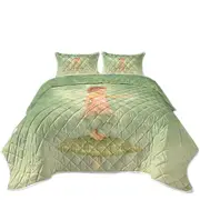 Cute Little Mushroom Fairy with Magical Dust Coverlet