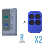 2x Garrison Cloning Garage/Gate Remote Control Opener LK102-R2 LK102-RM LK102-RC