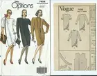 Vogue 7928 sewing pattern Stylish DRESS glamour hemline sew sizes 14-16-18 UNCUT