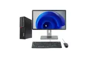 Lenovo M910s SFF Bundle Desktop PC i5-6500 3.6GHz 128GB SSD 8GB RAM + 22" Monitor | Refurbished