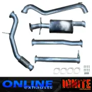 FORD RANGER PX 2.2L '11-16' 3" INCH EXHAUST NO CAT WITH MUFFLER SILVER