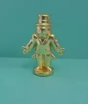 Monopoly Surprise Community Chest Gold Mr Monopoly Poor Tax Series 1 Game Piece.