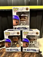 Funko Pop! Sports Dodgers #42 Jackie Robinson + Chase and 2 Common