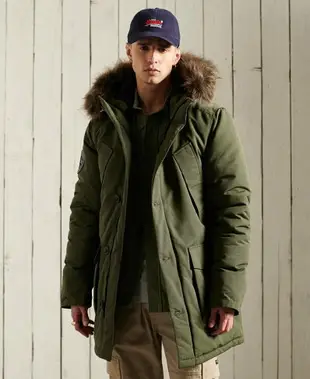 跩狗嚴選 極度乾燥 Superdry 聖母峰系列 派克 外套 長版 N3B Parka 風衣 外套 陸軍軍綠卡其 防寒 保暖 軍裝 毛邊可拆