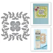 Spellbinders Dies Joyous Celebrations - Border Flower S-4, NEW