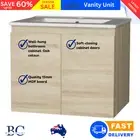 Cefito Vanity Unit Basin Cabinet Storage Bathroom Wall Mount Ceramic Basin Oak