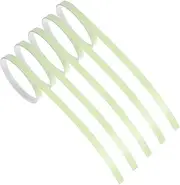 HOLIDYOYO 5 Rolls Of Luminous Safety Tape Stairs Green Glow Tape Floors Fluorescent Anti-slip Stickers Safety Warning Sticker For Emergency Pathways